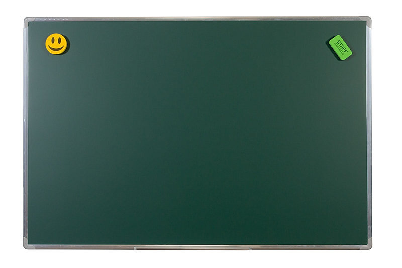 магнитная доска с карточками в школе