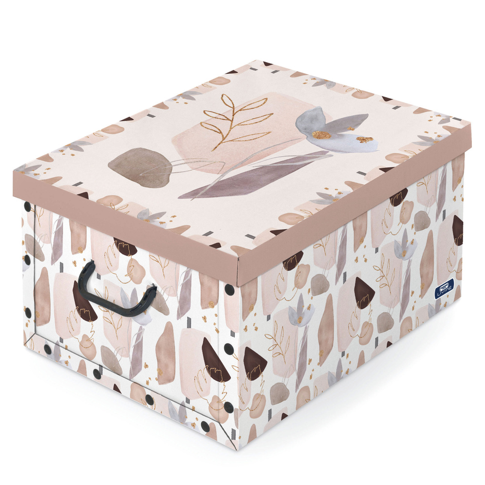 Коробка картонная Domo Pak Living 39х50х24см, ART BEIGE #1