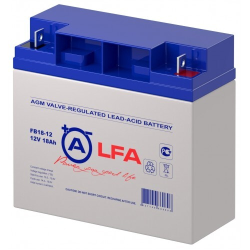 Аккумуляторная батарея ALFA FB 18-12 ( 12В 18АЧ / 12V 18AH ) для детской машинки, ИБП, скутера, самоката, #1