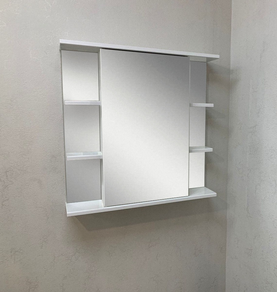 Зеркало-шкаф навесной, универсальный 70х15х70 белый #1