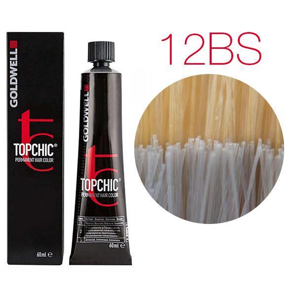 Goldwell Topchic - Краска для волос 12BS серебристобежевый блондин 60 мл  #1