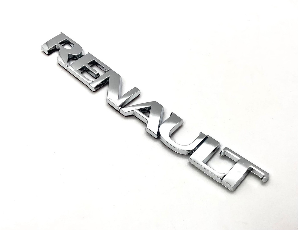 Эмблема ( Орнамент / надпись ) на крышку багажника Рено / Renault 140x15 мм  #1