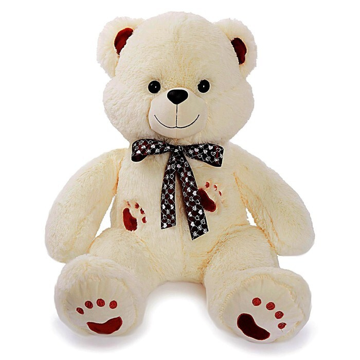 Мягкая игрушка "Медведь Френк", 90 см, цвет молочный #1