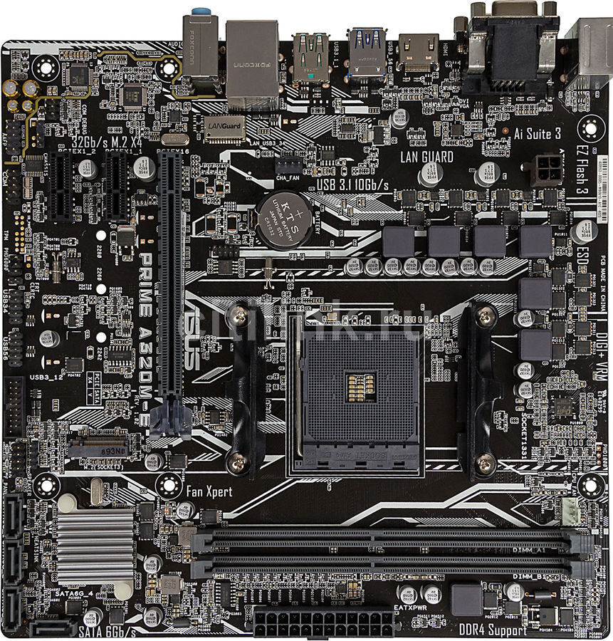 Материнская плата ASUS PRIME A320M-E купить по низкой цене с доставкой ...