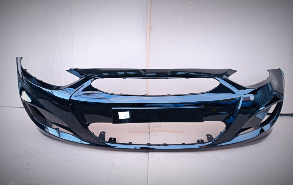 Бампер передний в цвет кузова Hyundai Solaris 1 Хендай Солярис (2010 ...