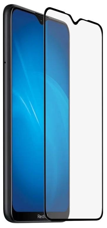 Закаленное стекло DF с черной рамкой для телефона Xiaomi Redmi Note 8T ...