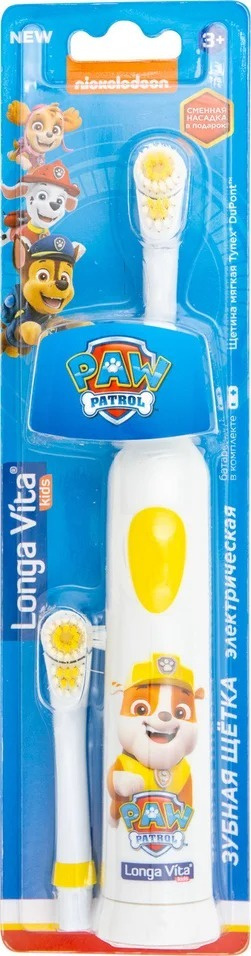 Longa Vita / Электрическая зубная щетка Longa Vita Paw Patrol ротационная и сменная насадка детская 1 #1