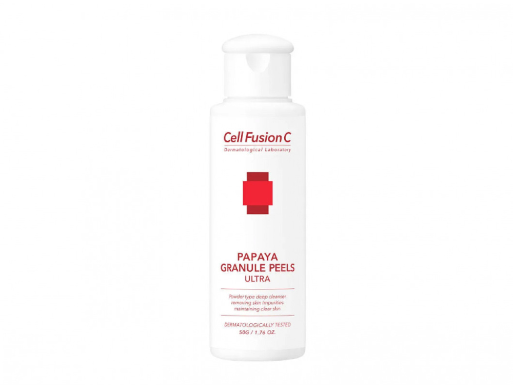 Cell Fusion C Papaya Granule Peels Ultra Очищающий энзимный пилинг для лица, 50 гр.  #1