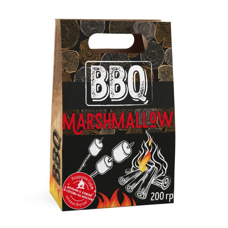 Зефир воздушный, маршмеллоу "BBQ Marshmallow", 200 г #1