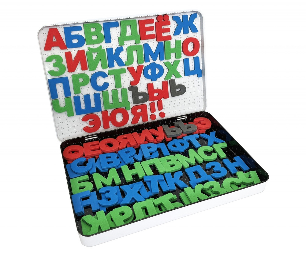 Мягкая магнитная азбука для малышей Magneticus, развивающие игры для детей от 3 лет, 27,5х19х2,5 см  #1