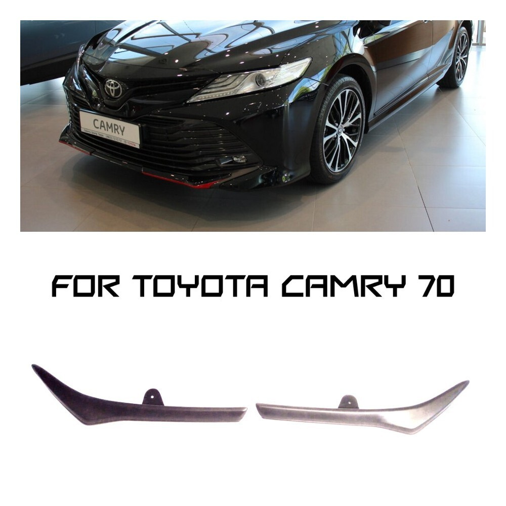 Накладки S-EDITION style на передний бампер Camry 70 дорестайлинг. купить  по низкой цене в интернет-магазине OZON (865349672)