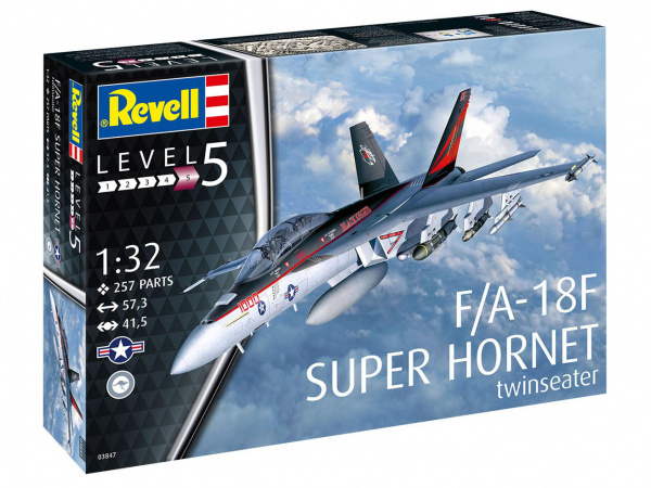 Сборная модель Revell 03847RE Американский палубный истребительбомбардировщик Ф/A18F Супер Хорнет  #1