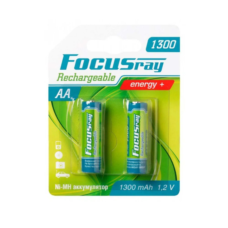 Аккумуляторная батарейка Focusray 1300mAH AA #1