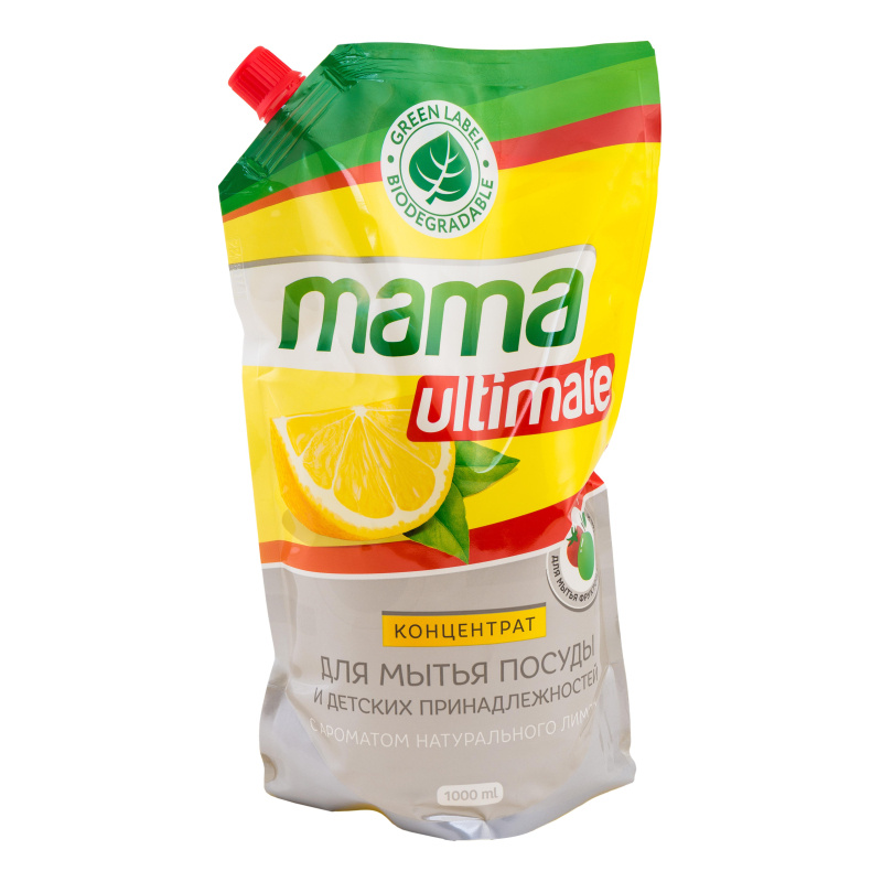 Средство для мытья посуды Mama Ultimate конц с аром лимона 1000мл  #1