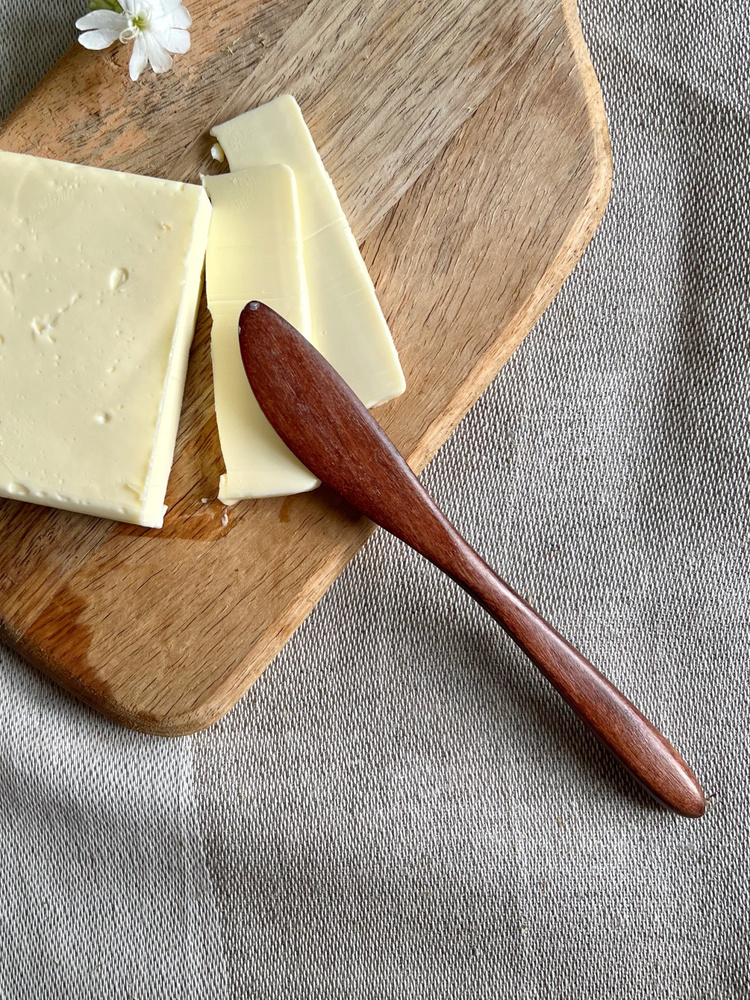 Деревянный нож столовый для сыра и масла из дерева махил, АТМАН  #1