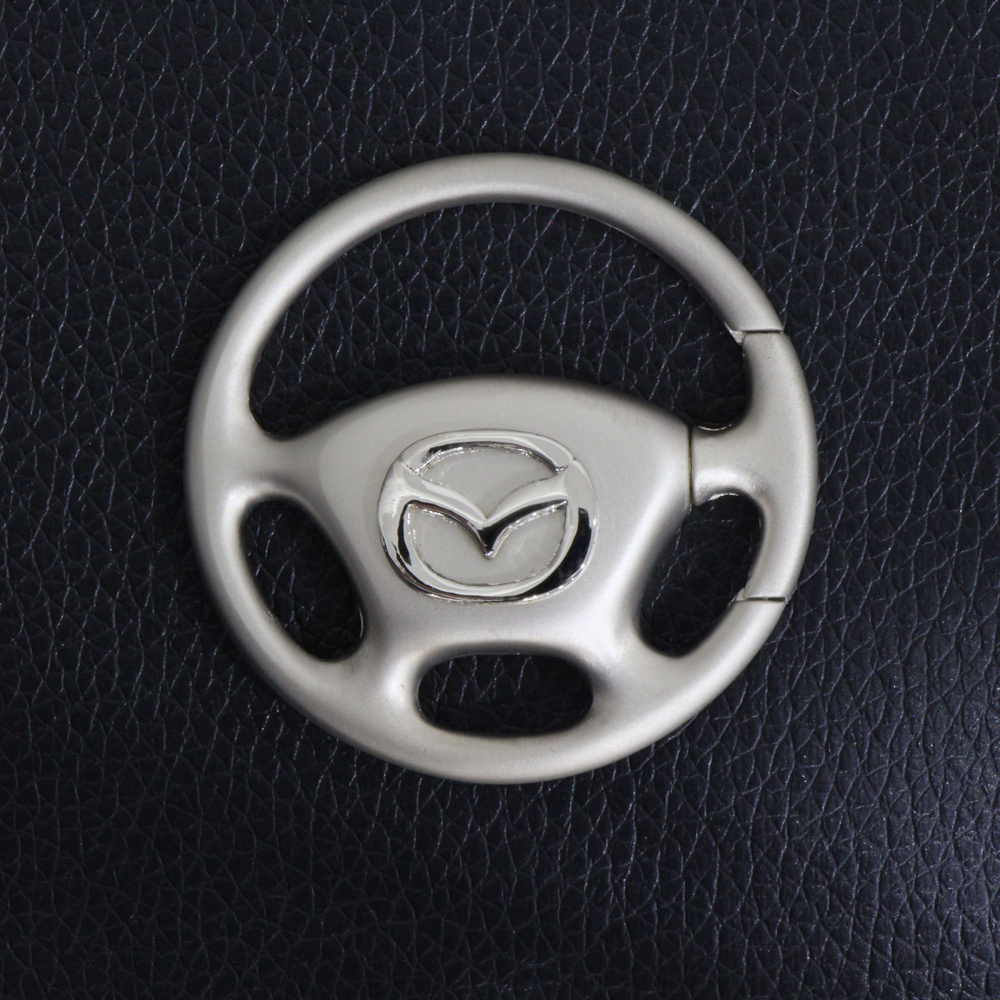 Брелок для ключей автомобильный с эмблемой авто Mazda / Мазда / брелоки 7002 серии металл  #1