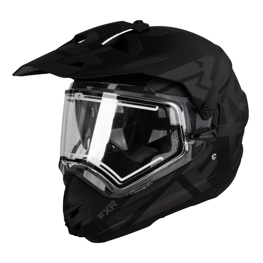 Шлем с подогревом FXR Torque X Team снегоходный, черный, размер L  #1
