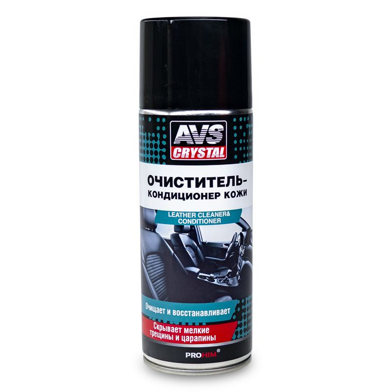 Очиститель-кондиционер AVS AVK-667 для кожи салона автомобиля (аэрозоль), 520 мл, A07798S  #1