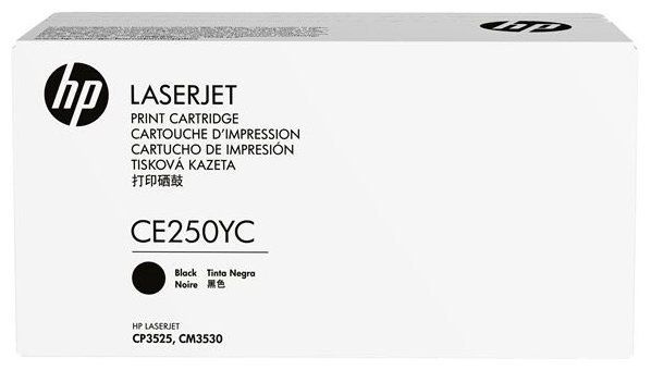 HP 504Y - CE250YC картридж лазерный увеличенный (CE250YC) черный, 12000 стр,  #1