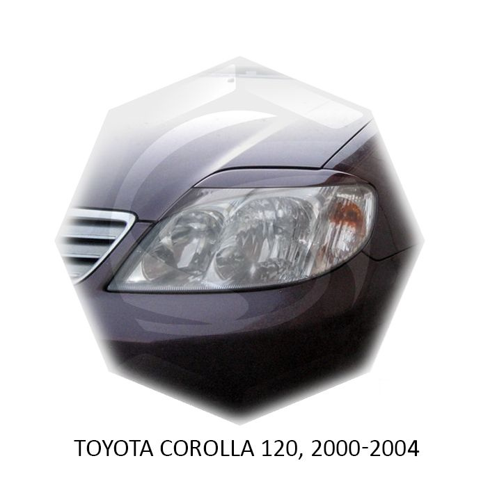 Toyota Corolla 120, Fielder 1999-2004 Реснички на фары #1