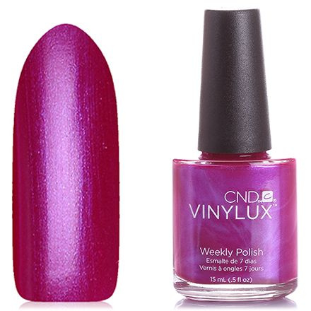 Недельный лак для ногтей VINYLUX CND Magenta Mischief № 209 #1