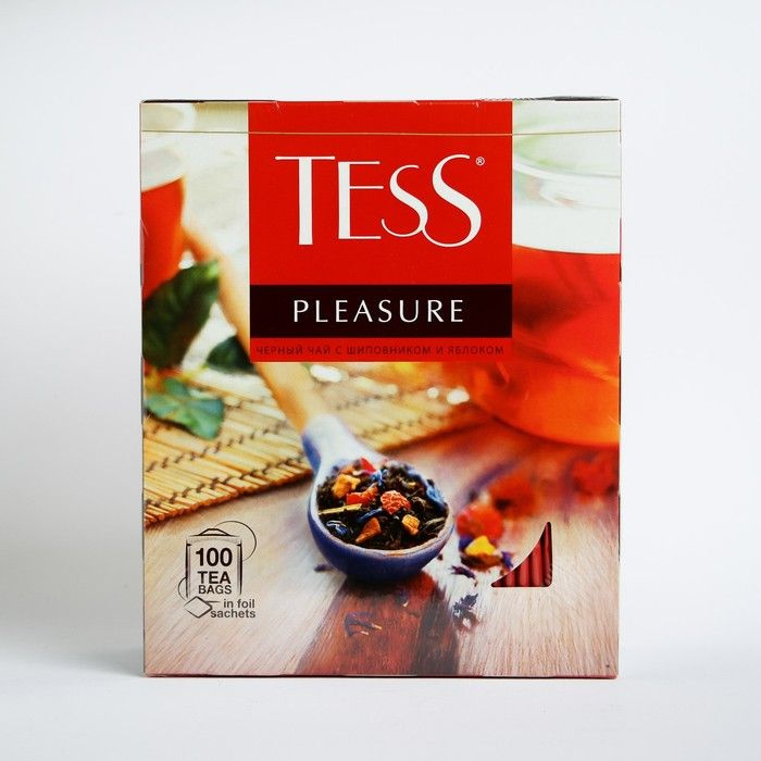 Чай Tess Pleasure, black tea, 100 х 1.5 г #1