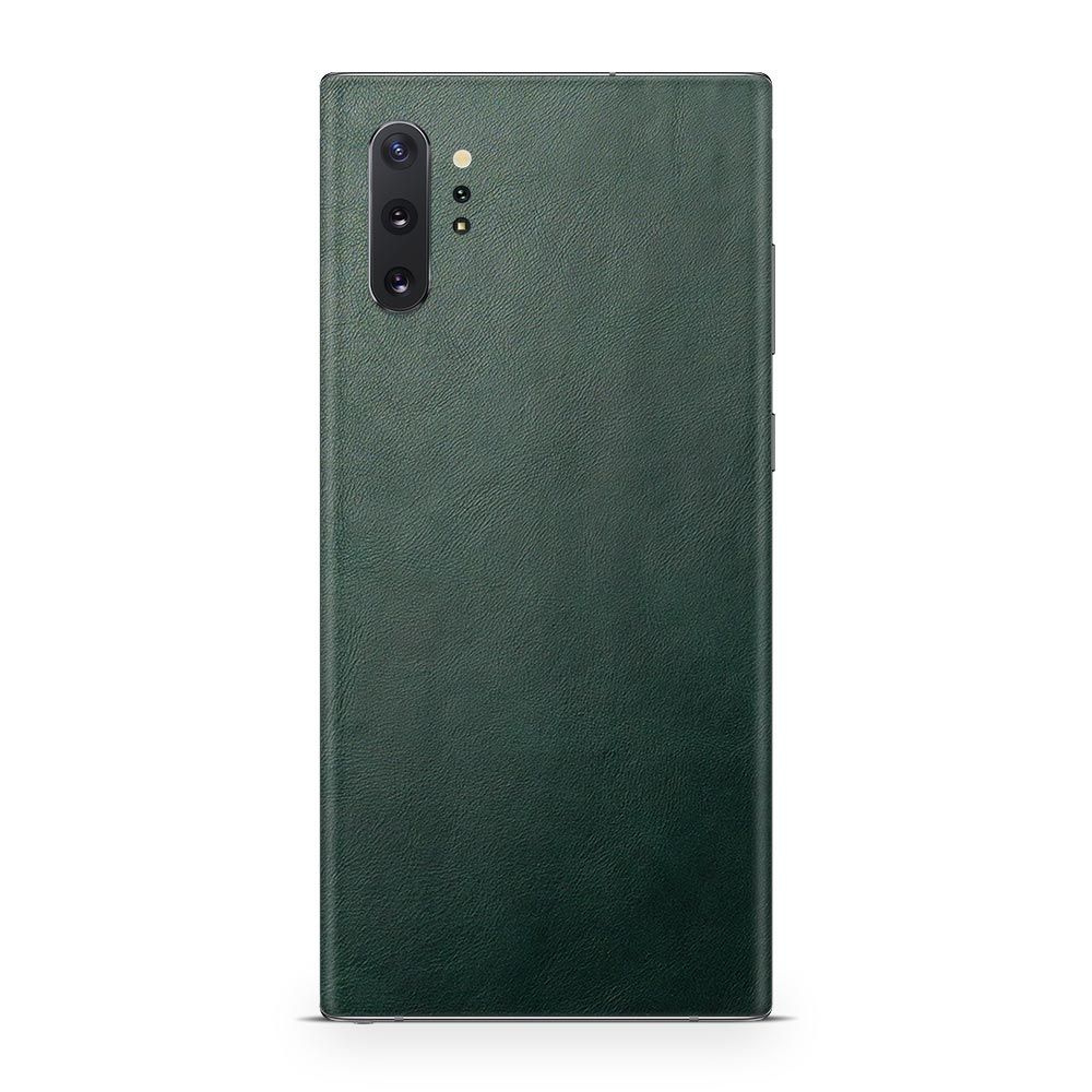 Наклейка Glueskin из натуральной кожи Just Green для Samsung Galaxy Note 10 Plus  #1