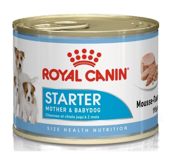 Royal Canin паштет для щенков до 2 месяцев, беременных и кормящих 12х195г  #1