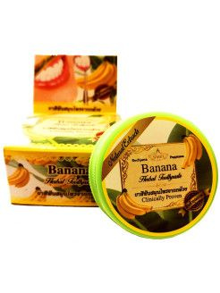 Тайская травяная, зубная паста со вкусом Банана (Banana), Роджана, 30гр. Rochjana  #1