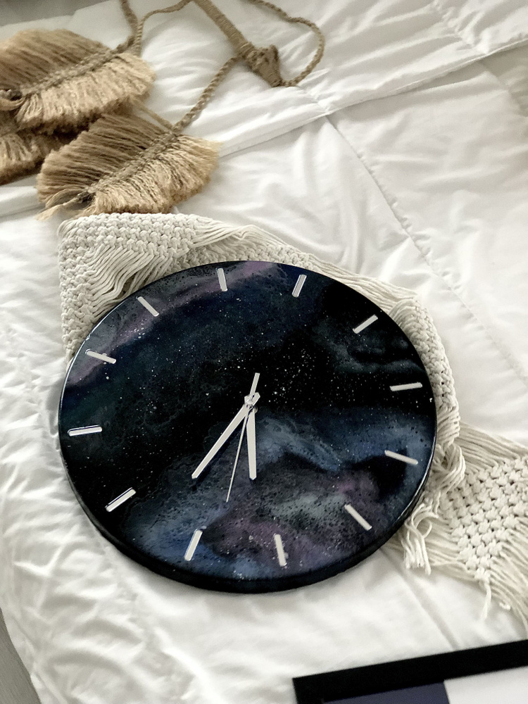 Настенные часы "Космос" из эпоксидной смолы - купить по низкой цене в ...