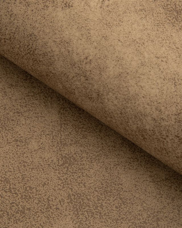Ткань мебельная Замша, модель Ханна, цвет: Бежево-коричневый, отрез - 7 м (Ткань для шитья, для мебели) #1