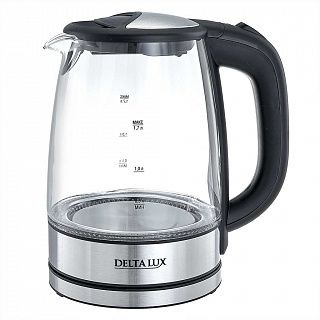 Чайник электрический / DELTA LUX DL-1204B / черный #1