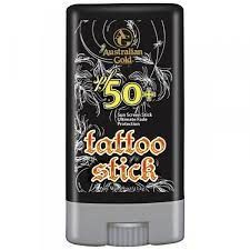 Australian Gold Tattoo Stick Ultimate Fade Protection SPF50+ Солнцезащитный стик для защиты татуировок #1