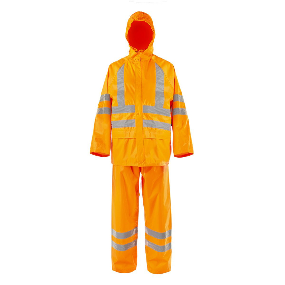 Влагозащитный костюм повышенной видимости 2Hands KP1HV цвет оранж, р-р 3XL  #1