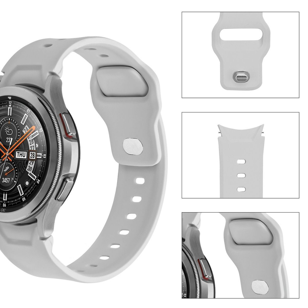 Ремень силиконовый для Samsung Galaxy Watch 4 (40/44 mm), Samsung Galaxy Watch 4 Classic (42/46 mm)  #1