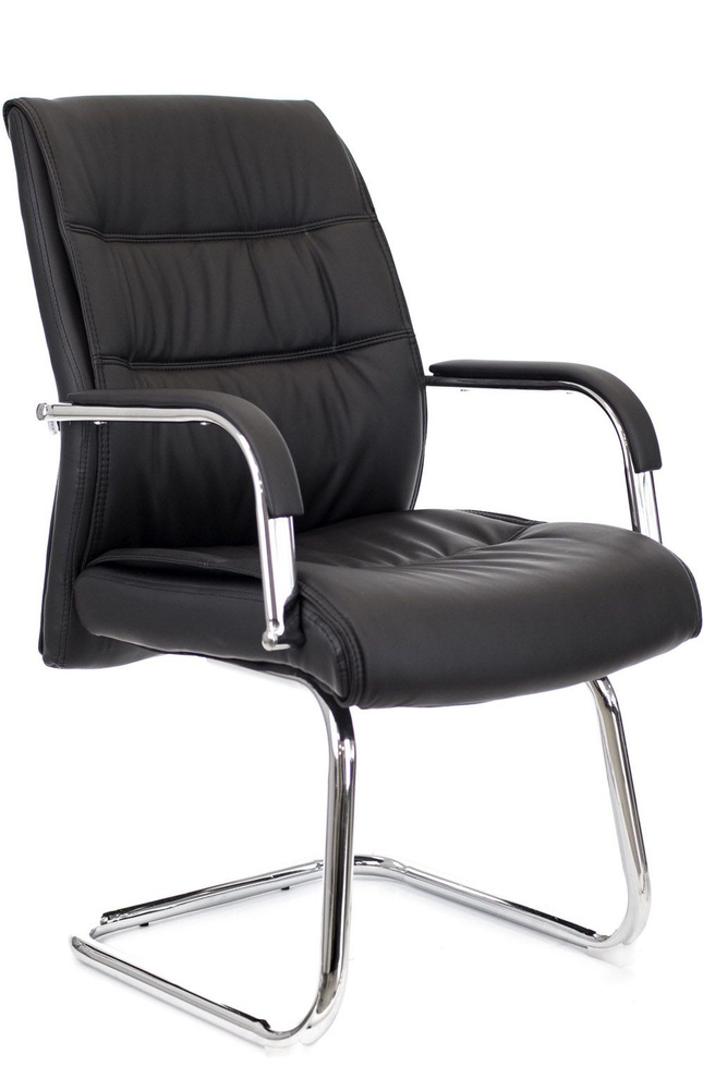 Компьютерное кресло офисное рабочее игровое Everprof Bond CF Экокожа Черный  #1