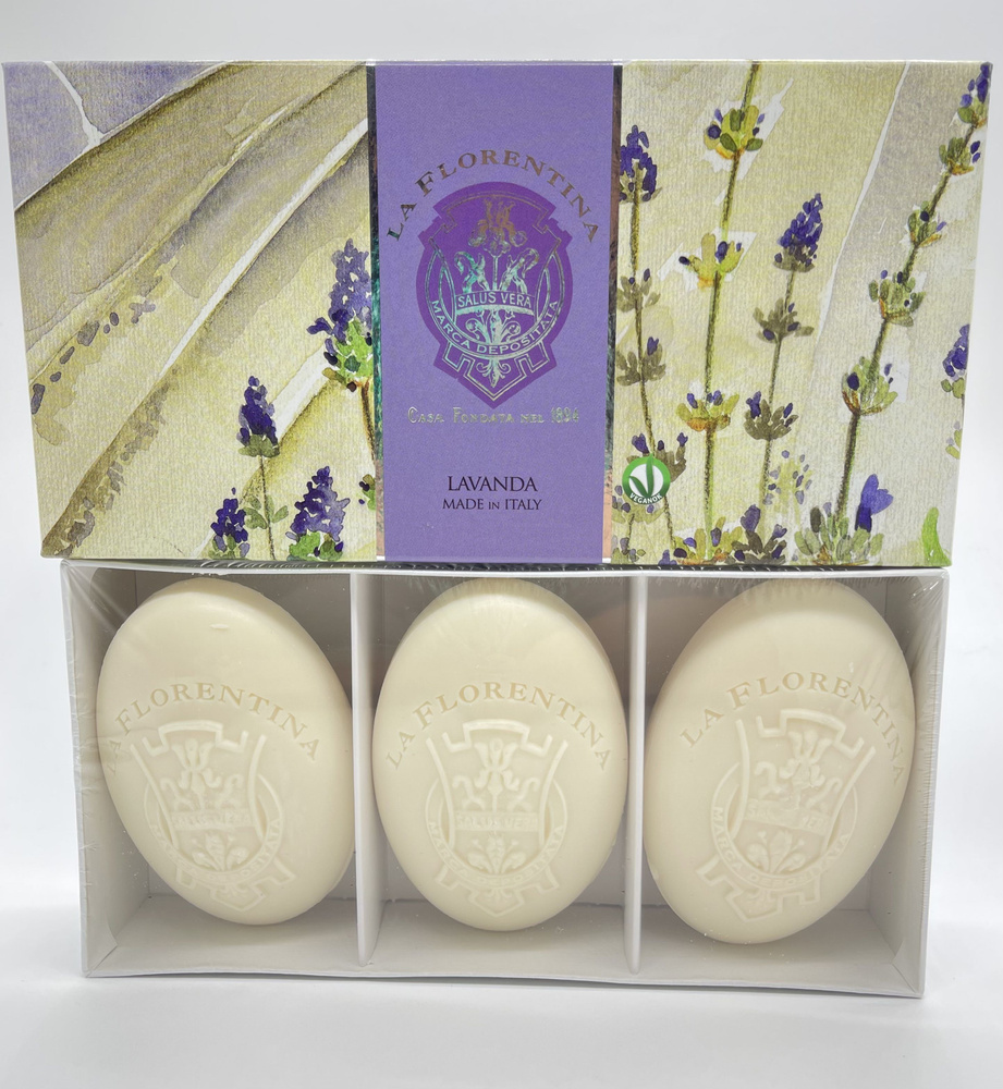 La Florentina Hand Soap Set Lavender Набор мыла для рук с экстрактом