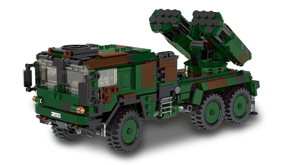 Конструктор XINGBAO XB-06048, Немецкая самоходная РСЗО LARS-2 / серия Technic совместим с деталями лего #1