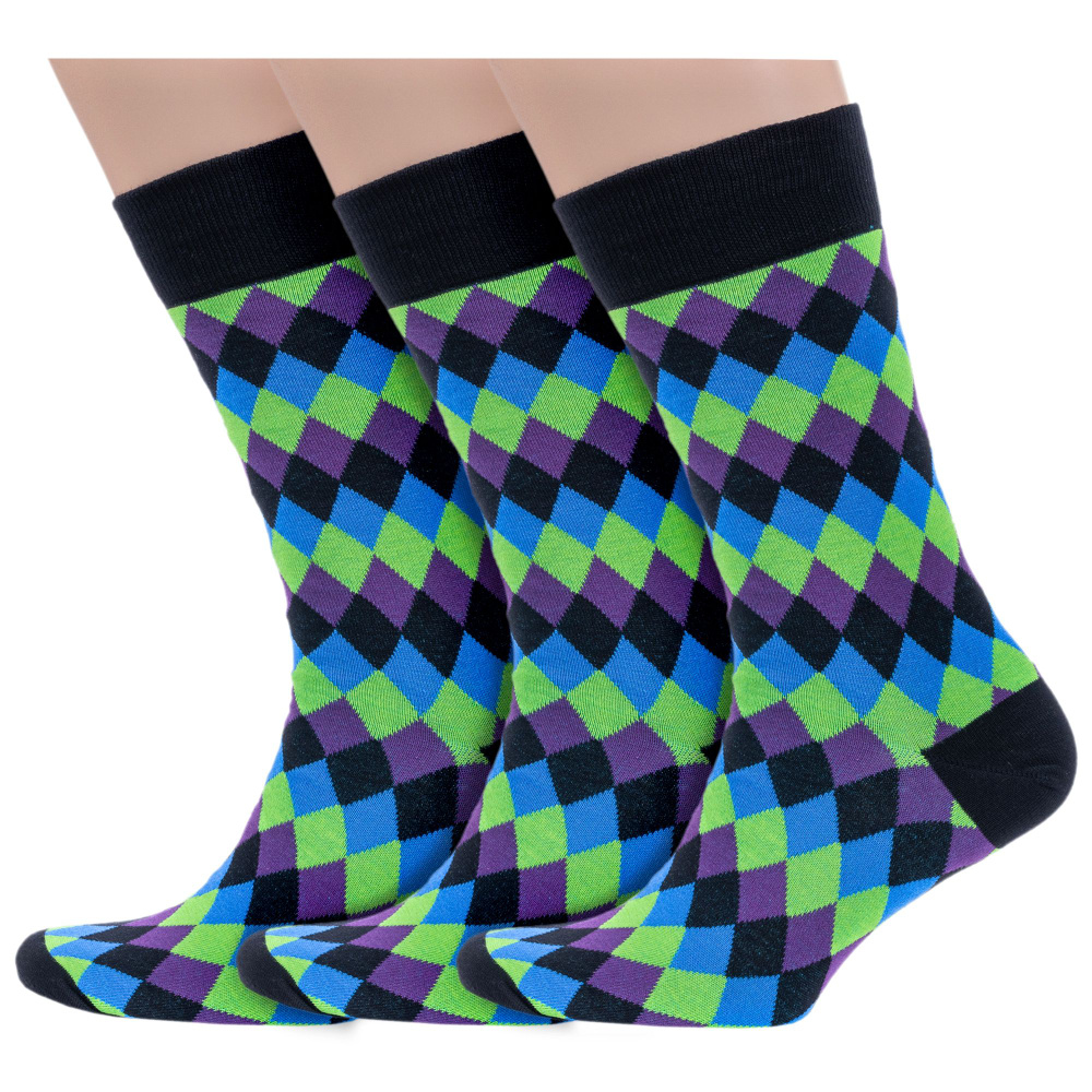 Комплект носков Grinston socks, 3 пары #1