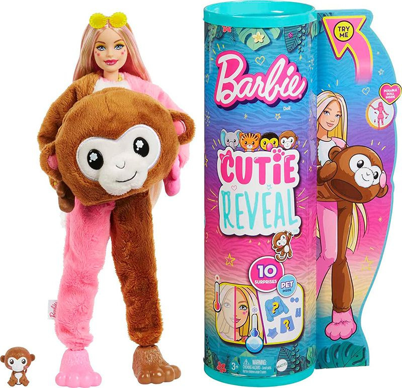Кукла Barbie Cutie Jungle Monkey (Костюм Обезьяны) Jungle Series #1