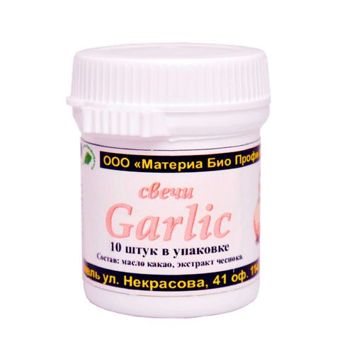 Свечи Garlic (Нок-Чес) чесночные, 10 шт/уп, банка #1