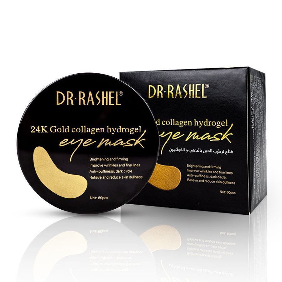 DR RASHEL / 24K Gold collagen hydrogel /Патчи для глаз Гидрогелевые, 60шт #1