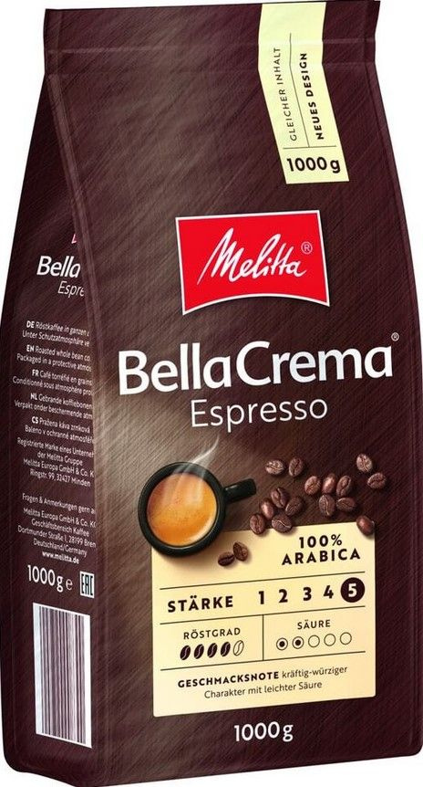 Кофе в зёрнах Melitta BellaCrema Espresso, 1 кг #1