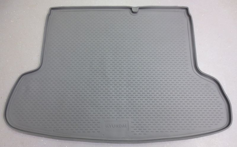 Коврик в багажник Hyundai Accent III (Verna) 2006-2011. Цвет серый #1