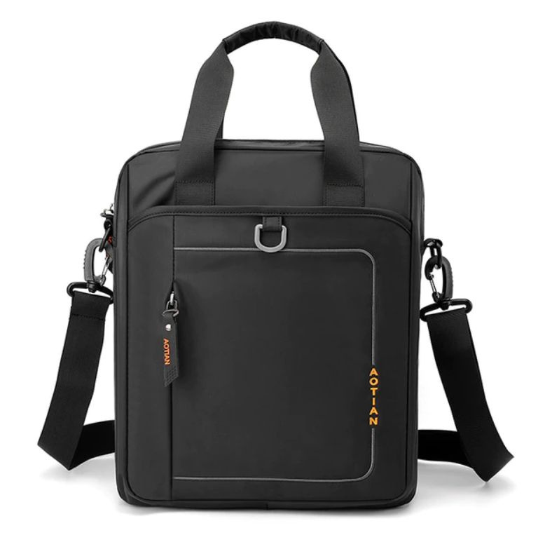 Мужская сумка Aotian мужская сумка-планшет формата А4 сумка через плечо сумка на плечо и в руку на учебу #1