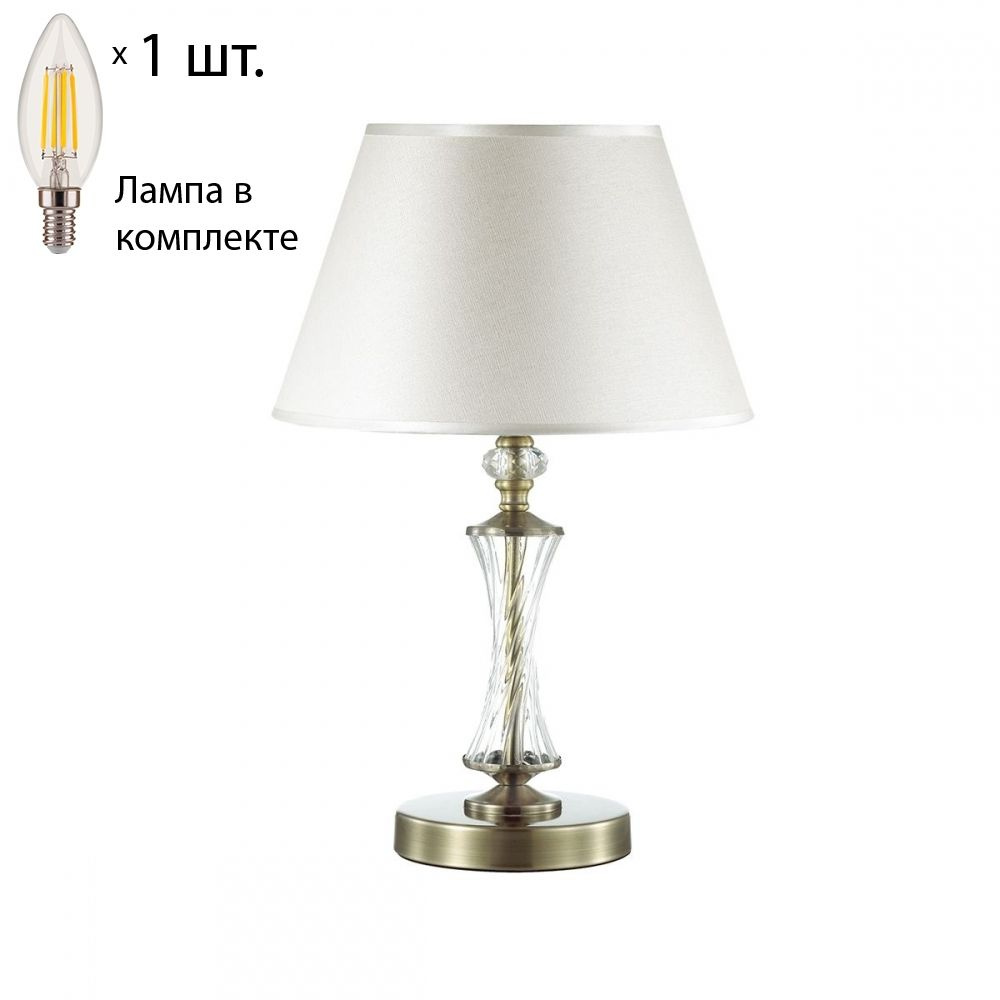 Настольная лампа с лампочкой Lumion Kimberly 4408/1TLamps E14 Свеча #1