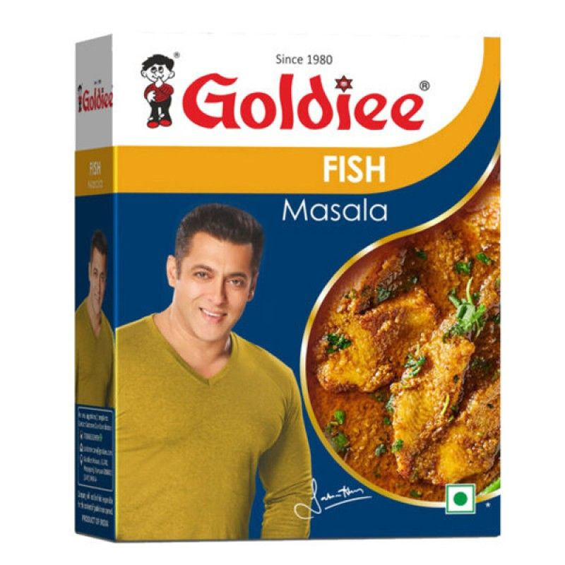Приправа для рыбы Фиш карри масала (Fish Curry Masala Goldiee), 50 грамм  #1
