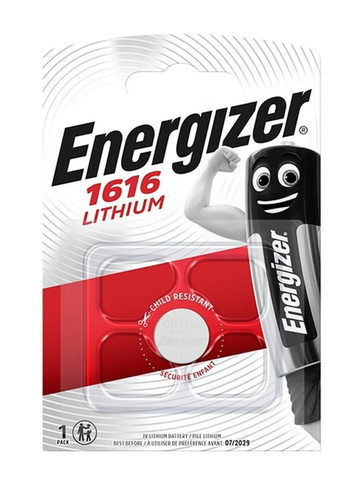 Energizer Батарейка CR1616, Литиевый тип, 4 В, 1 шт #1