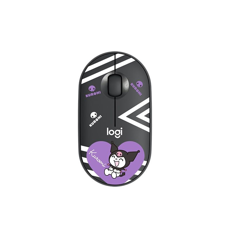 Logitech G Мышь беспроводная Logitech G Pebble Big Ears Dogs Kuromi Special,purple,Wireless, пурпурный #1