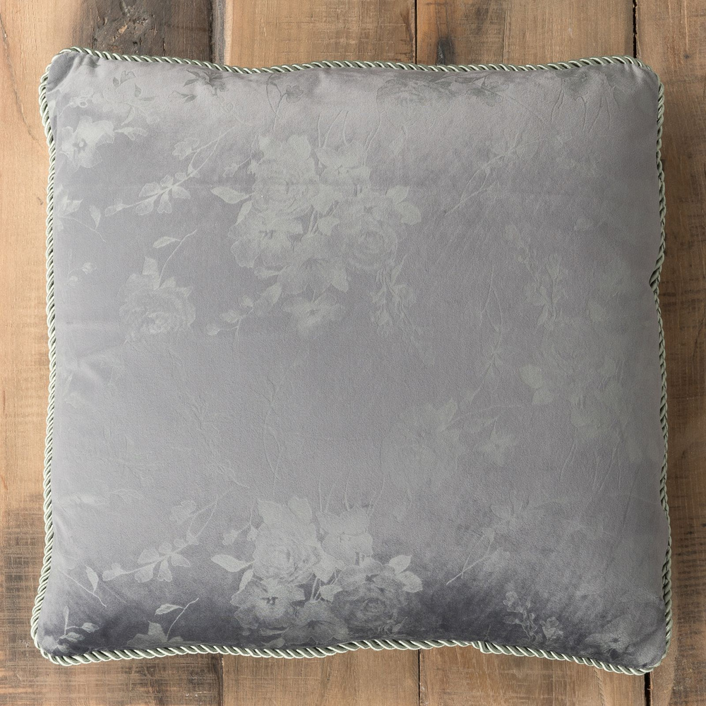 Декоративная подушка Cushion Soft Shimmer Grey/Green #1